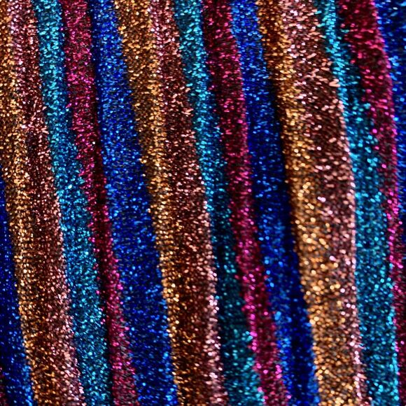 Art Class Girls Short Sleeve Sparkly Top Size 7/8 - Picture 3 of 4